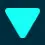 icon blue arrow down