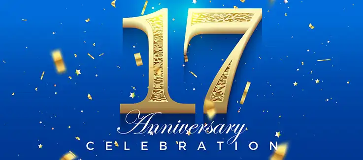 17 anniversary graphic